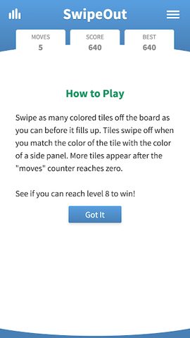 Screenshot 3: SwipeOut · The Addictive Swipe