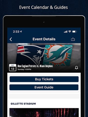 Screenshot 12: Gillette Stadium