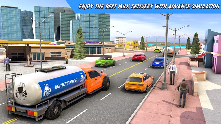 Screenshot 9: Milk Transport Truck Games