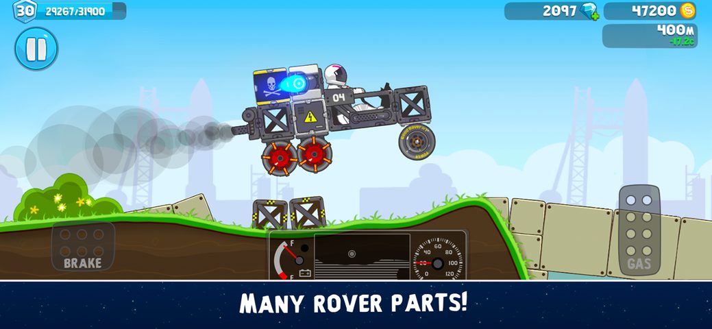 Screenshot 4: RoverCraft Space Racing 4+