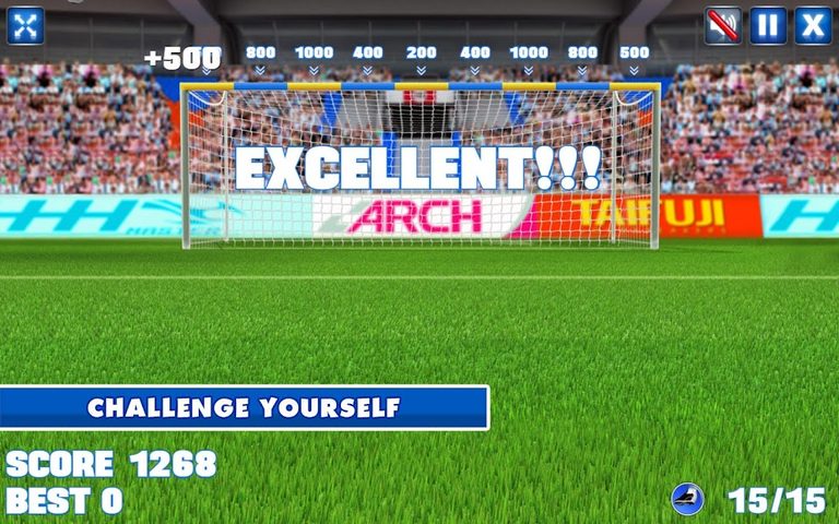 Screenshot 6: Crossbar Challenge