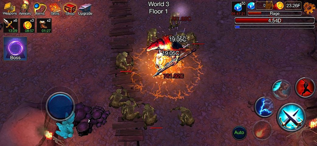 Screenshot 5: Dungeon Clash - 3D Idle RPG |