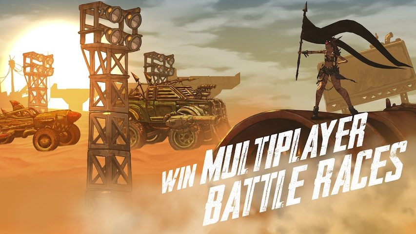 Screenshot 1: Road Warrior: Nitro Car Battle