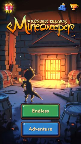Screenshot 1: Minesweeper - Endless Dungeon