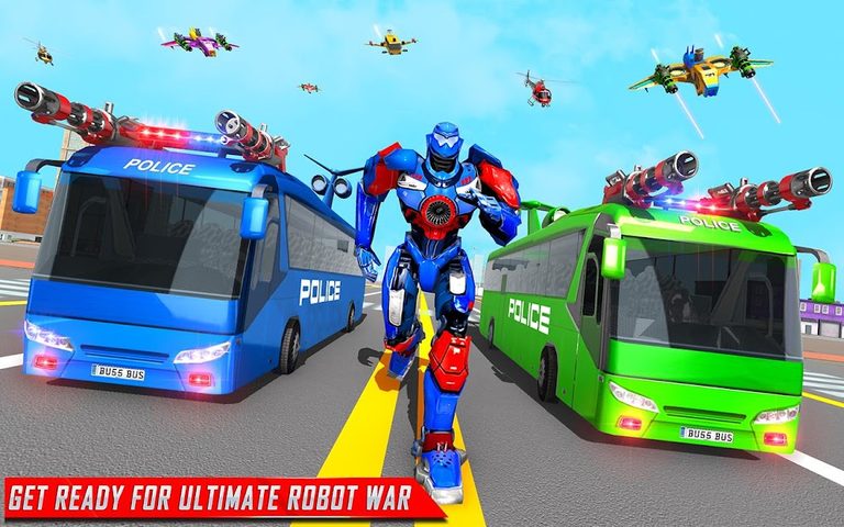 Screenshot 15: Flying Bus Robot Transform War
