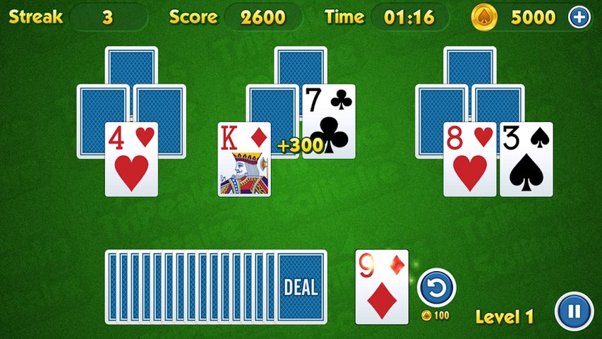 Screenshot 3: TriPeaks Solitaire Challenge