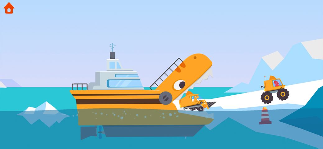 Screenshot 4: Dinosaur Ocean Explorer Games 4+