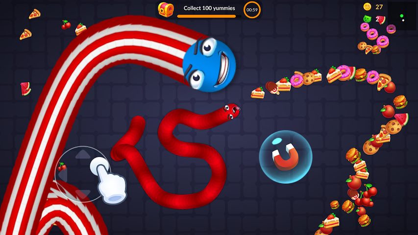Screenshot 11: Snake vs Worms: Fun .io Zone