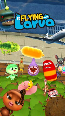 Screenshot 1: Flying LARVA