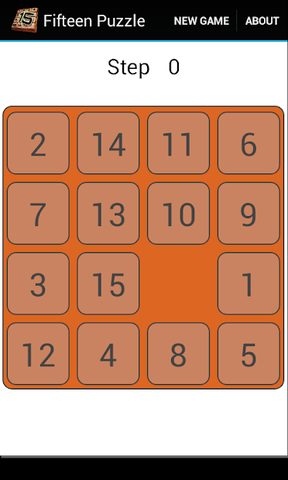Screenshot 1: Fifteen Puzzle