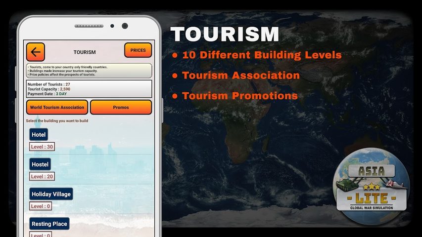 Screenshot 6: Global War Simulation - Asia LITE