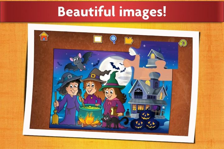 Screenshot 10: Kid Halloween Jigsaw Puzzles