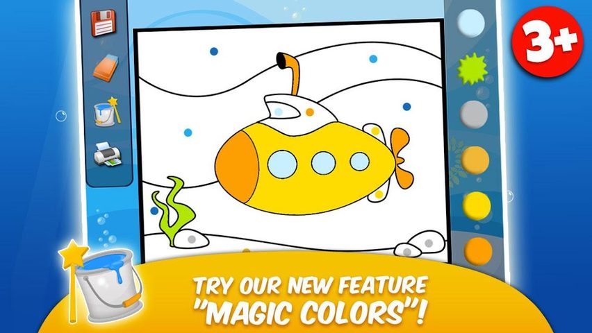 Screenshot 1: Ocean II - Stickers and Colors