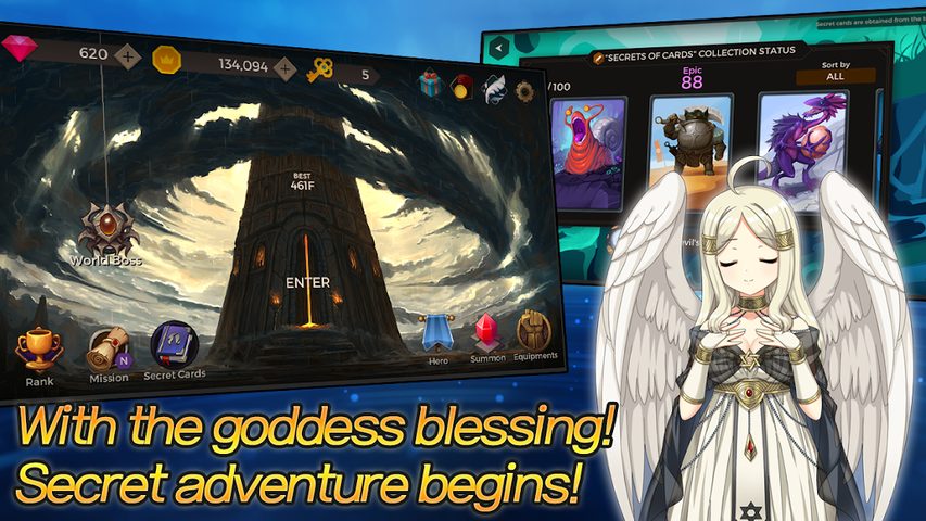 Screenshot 18: Secret Tower 500F (Super fast growing idle RPG)