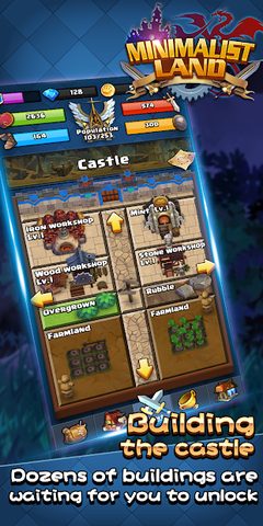 Screenshot 5: Minimalist Land™ - Quest&Building&Offline RPG