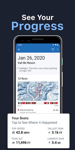 Screenshot 3: Slopes: Ski & Snowboard