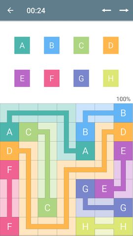 Screenshot 6: Color Pipes (Numberlink)