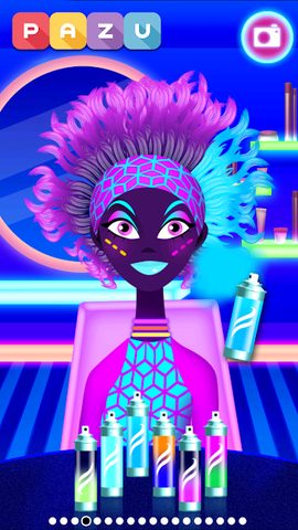 Screenshot 2: Girls Hair Salon Glow