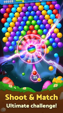 Screenshot 1: Bubble Shooter - Mania Blast