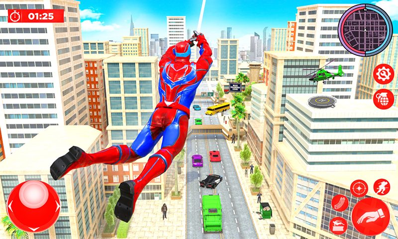 Screenshot 2: Rope Robot Hero Superhero Game