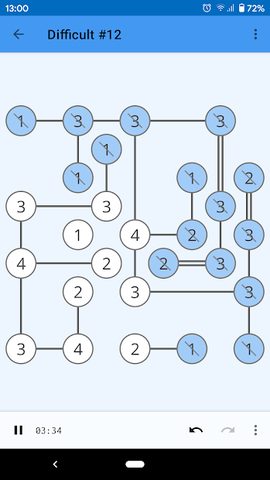 Screenshot 1: Hashi Puzzle