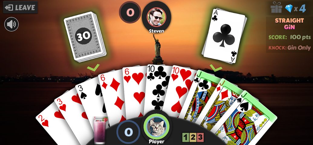Screenshot 4: Gin Rummy - Free Offline Card Game