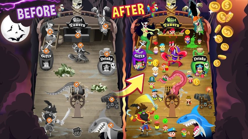 Screenshot 4: Idle Creepy Park Inc.