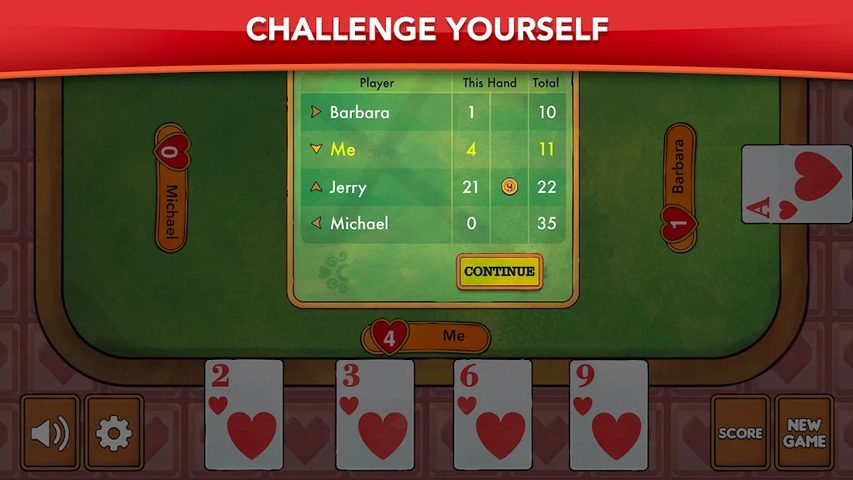 Screenshot 17: Hearts - Card Game Classic