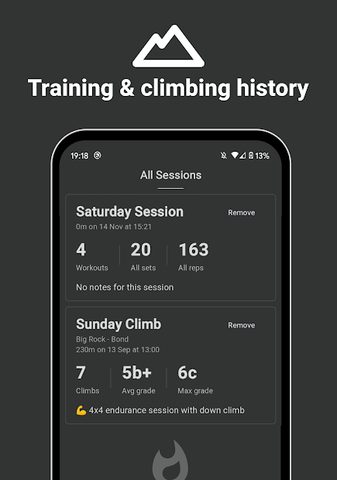 Screenshot 4: The Climbing App