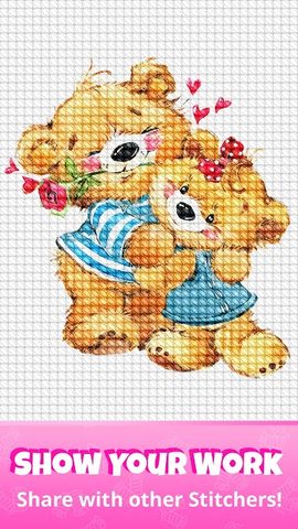 Screenshot 8: Cross Stitch Gold: Color By Number, Sewing pattern