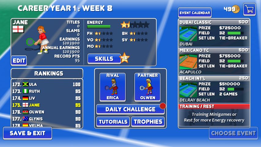 Screenshot 4: Tennis Champs FREE