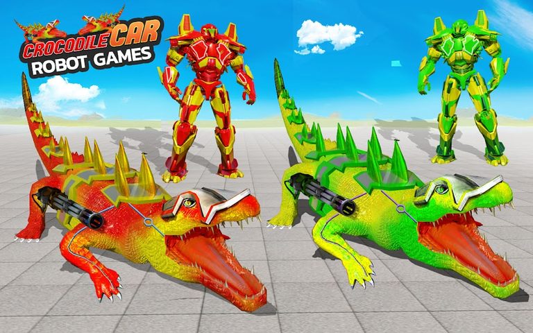 Screenshot 12: Crocodile Robot Car Transforming Mega Robot Games