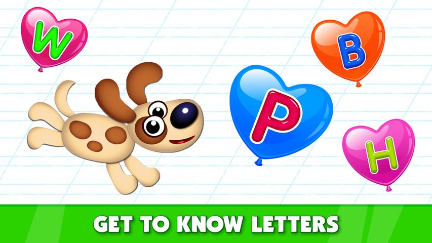 Screenshot 4: Bini ABC games for kids! Preschool learning app!