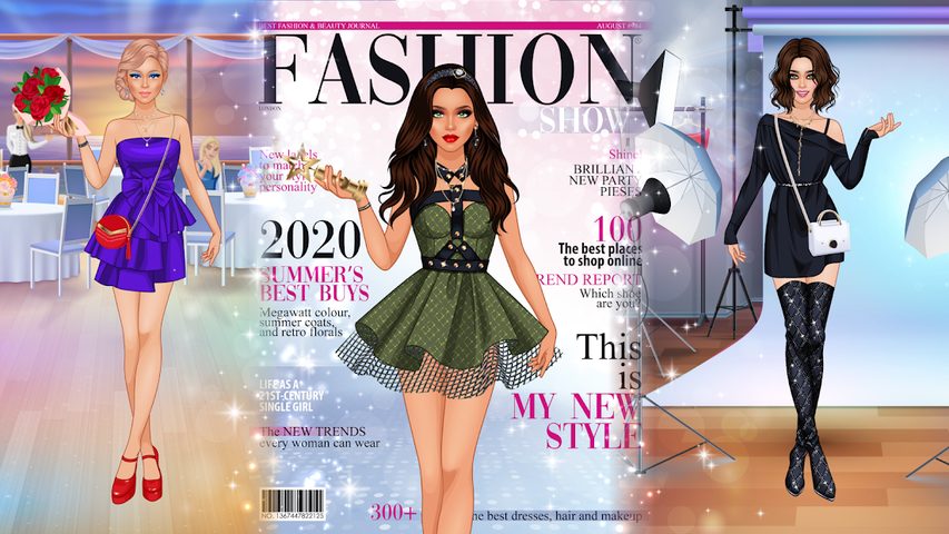 Screenshot 1: Fashion Diva Makeover Games