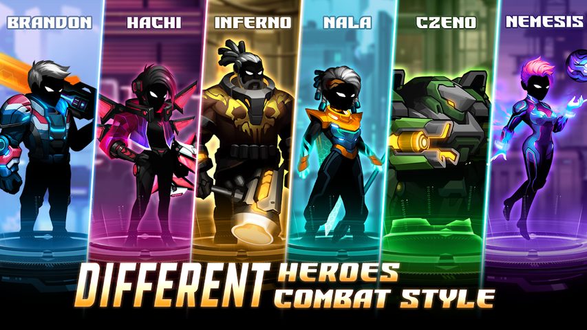 Screenshot 1: Cyber Fighters: Action RPG