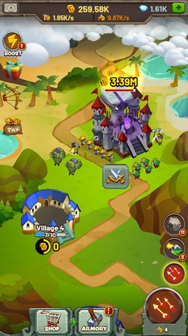 Screenshot 1: Idle Conquest