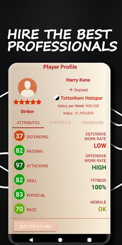 Screenshot 3: Be the Manager 2021