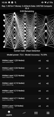 Screenshot 4: Perceptron - An Idle Game