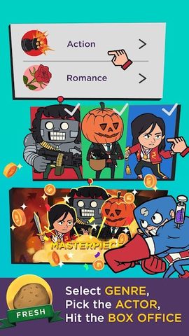 Screenshot 3: Hollywhoot: Idle Hollywood Evo