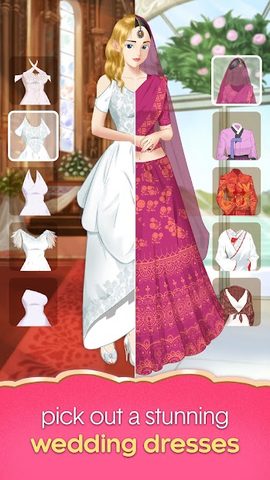 Screenshot 4: Dream wedding – Makeup & dress