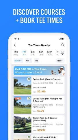 Screenshot 7: Golf GPS 18Birdies Scorecard