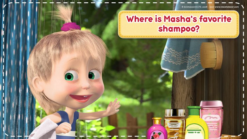 Screenshot 4: Masha and the Bear: House Cleaning Games for Girls