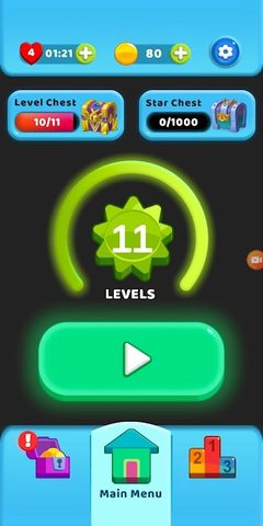 Screenshot 1: Match King 3D - Satisfying Matching Puzzle Game