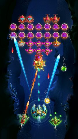 Screenshot 1: Atlantis: Alien Space Shooter