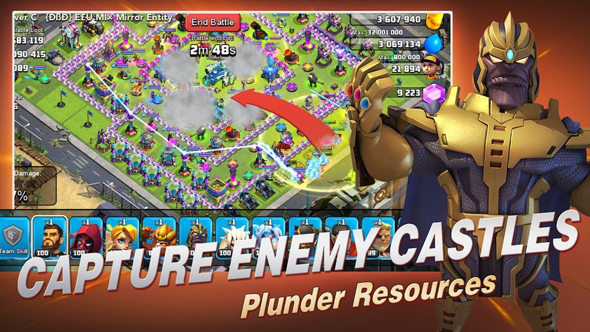 Screenshot 5: Clash of Avengers: Top Heroes Battle - Defense War