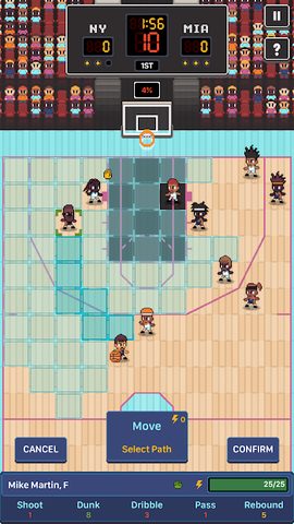 Screenshot 5: Hoop League Tactics