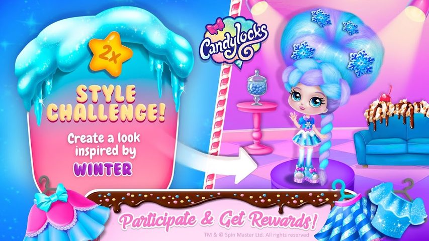 Screenshot 8: Candylocks Hair Salon - Style Cotton Candy Hair