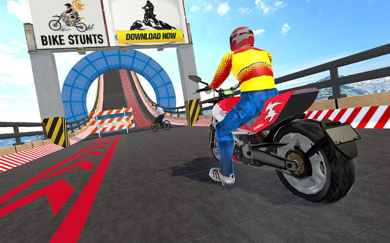 Screenshot 3: Bike Stunts Race : Bike Games