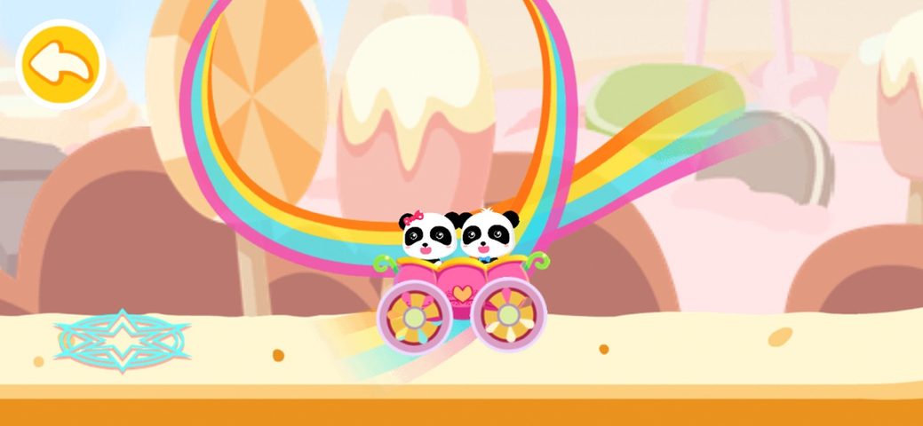 Screenshot 2: Baby Panda Car Racing 4+