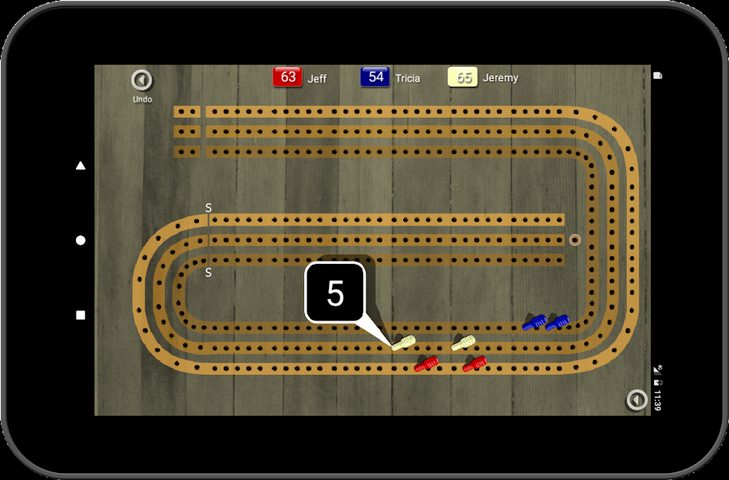 Screenshot 10: Cribbage Pegboard